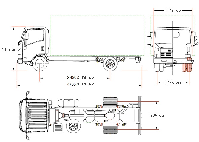 ISUZU ELF 5.2 Изотермический фургон